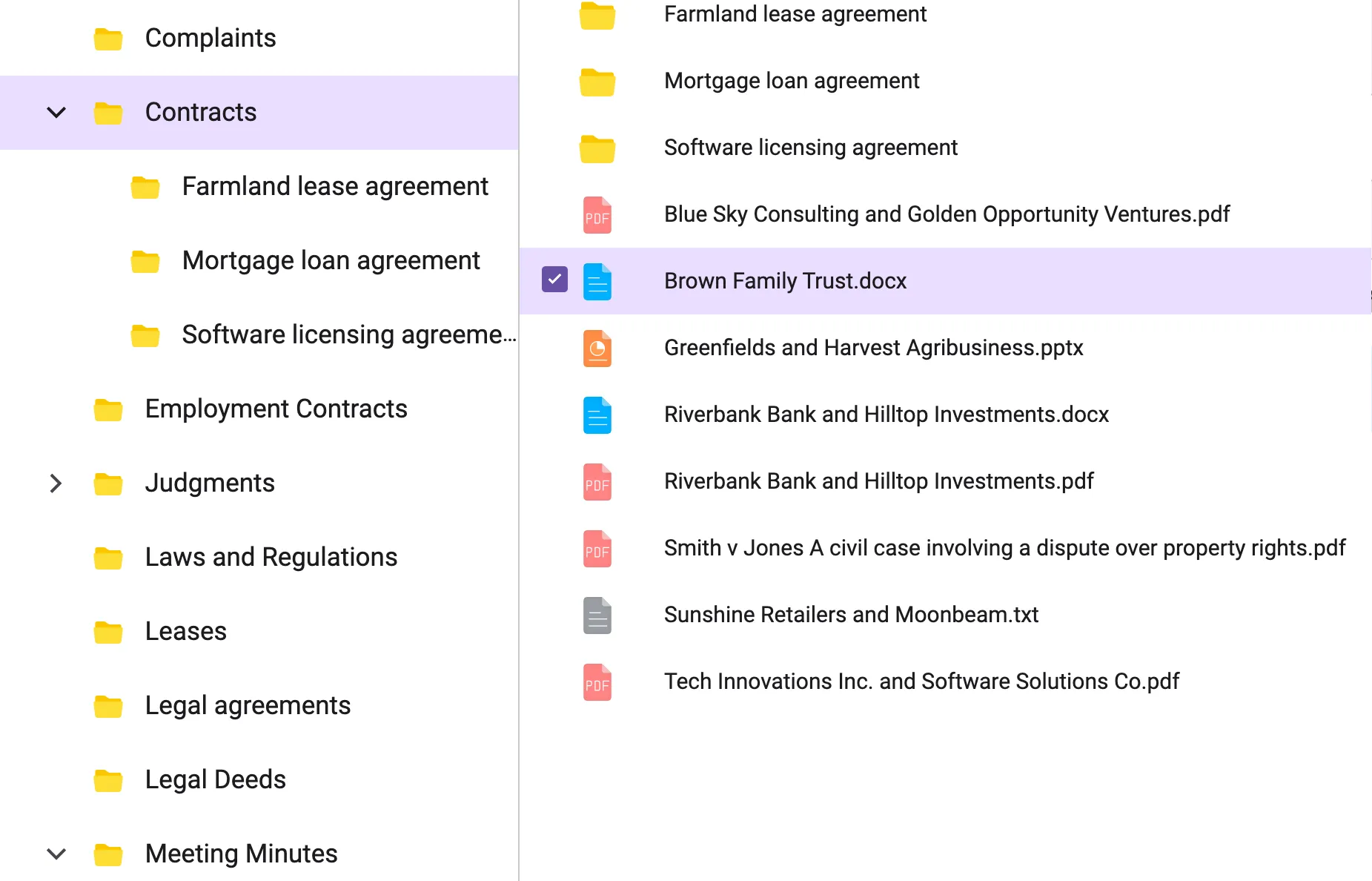 File Manager Interface